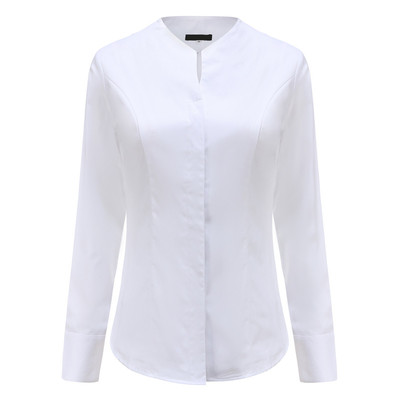 奔馳新款高品質4s店女長袖白襯衣 好評好店