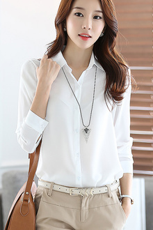女職業裝襯衫_2017春季新款女職業裝襯衫購買價格_圖片_愛蘑菇街女職業裝襯衫熱賣精選
