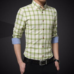 秋季款男士長袖襯衫 立領印花襯衫青年免燙襯衣男修身