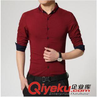 長袖襯衫 廠家直銷2015主推爆款韓版男士高品質長袖修身襯衫男時尚潮流襯衣圖片|長袖襯衫 廠家直銷2015主推爆款韓版男士高品質長袖修身襯衫男時尚潮流襯衣產品圖片由深圳市寶安區西鄉酷森服飾商行公司生產提供-